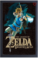 Cadre / Framed - Zelda  BotW (Link With Bow)